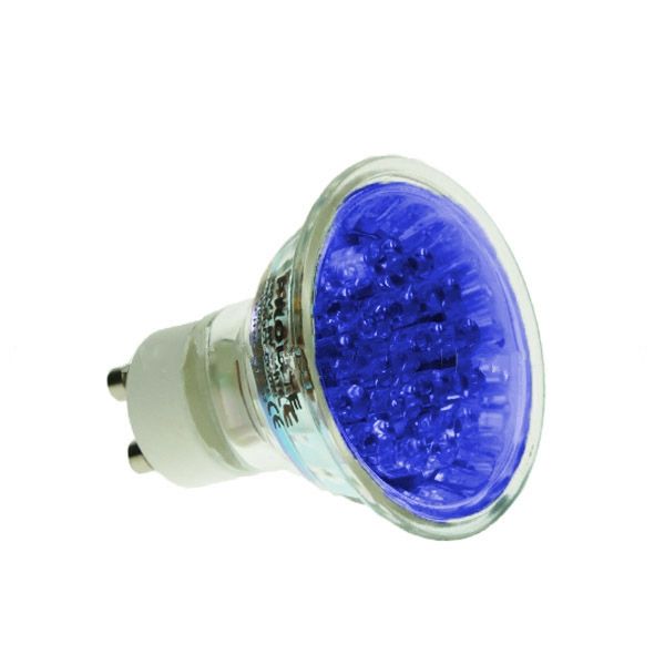LED GU10 2W BLUE  LED Lamps GU10 Coloured